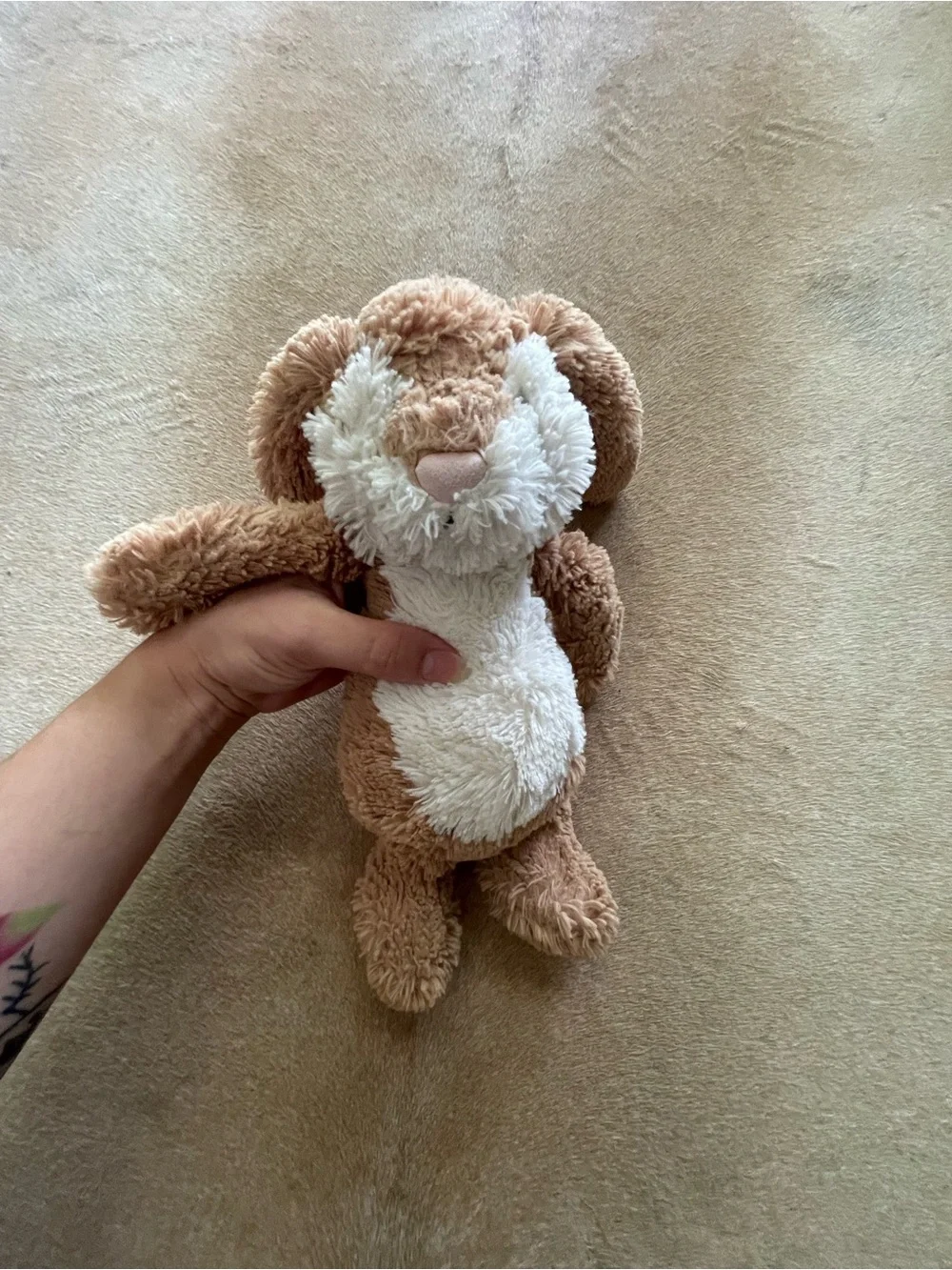 Jellycat Bashful Wriggle Bunny Plush